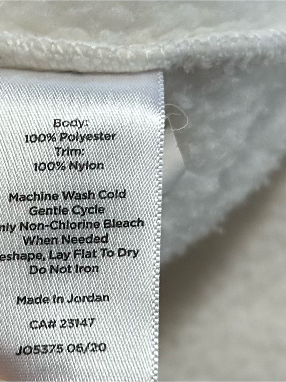 Talbots Ivory Sherpa Fleece Full Zip Jacket Small Cozy Coastal Grandma - Picture 8 of 10